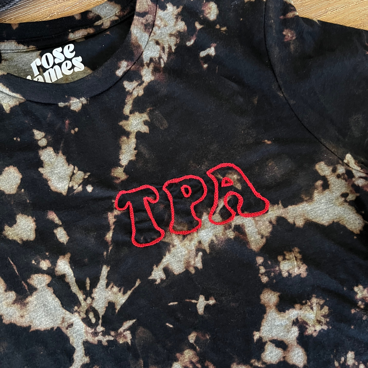 TPA Embroidered Reverse Dye T-Shirt
